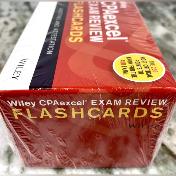 Wiley CPAexcel Exam Review Flashcards Tax Auditing Attestation Accounting SEALED - Picture 2 of 3
